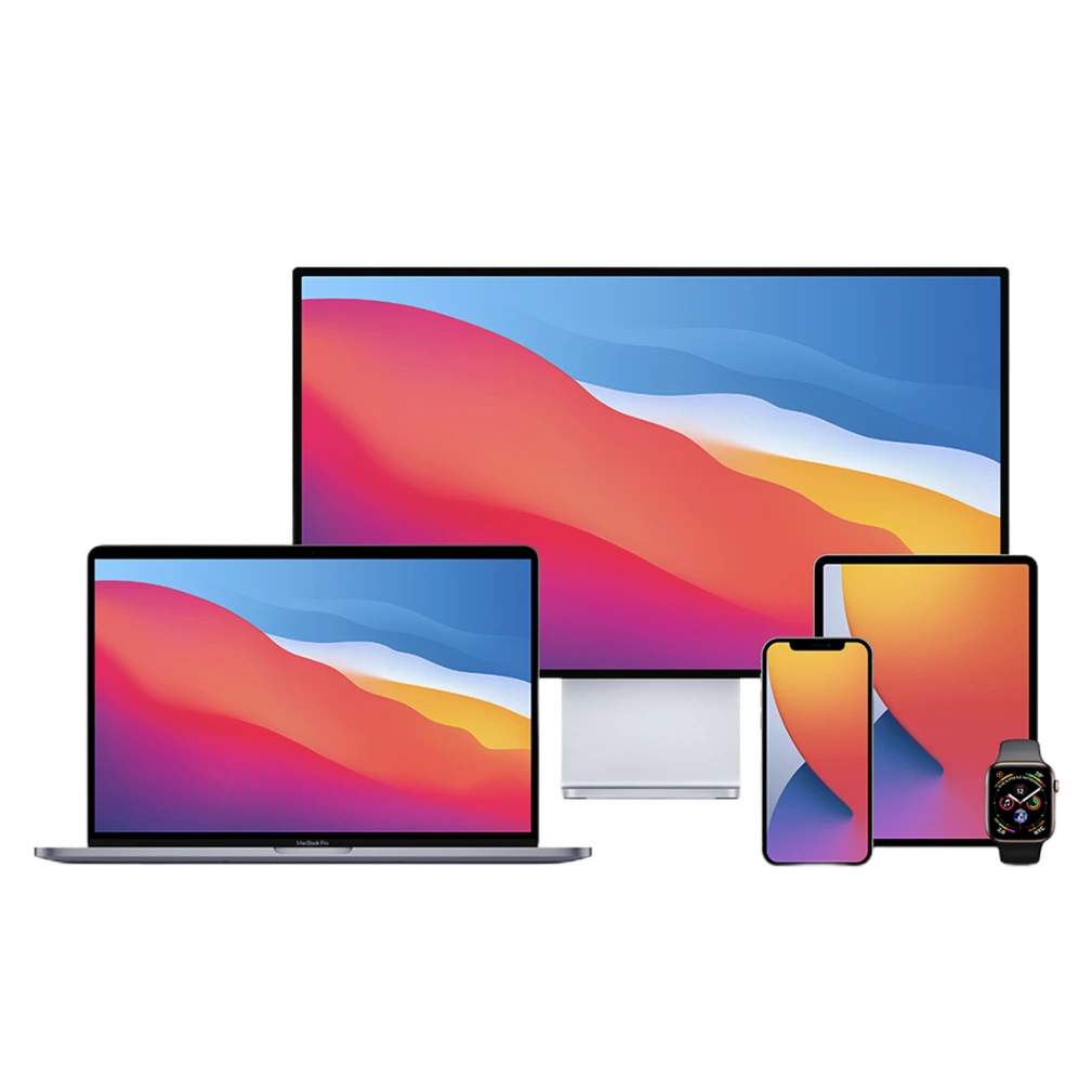 Apple produkty - iPhone, iPad, MacBook