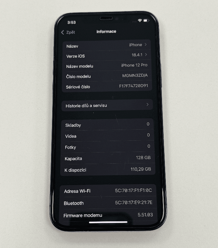 iPhone 12 Pro 128GB Pacifická modrá