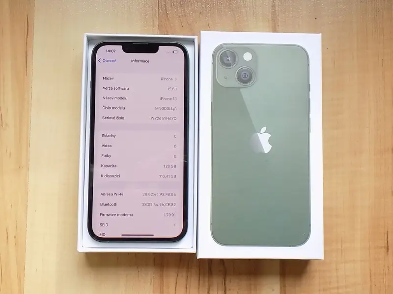 iPhone 13 128GB Zelená